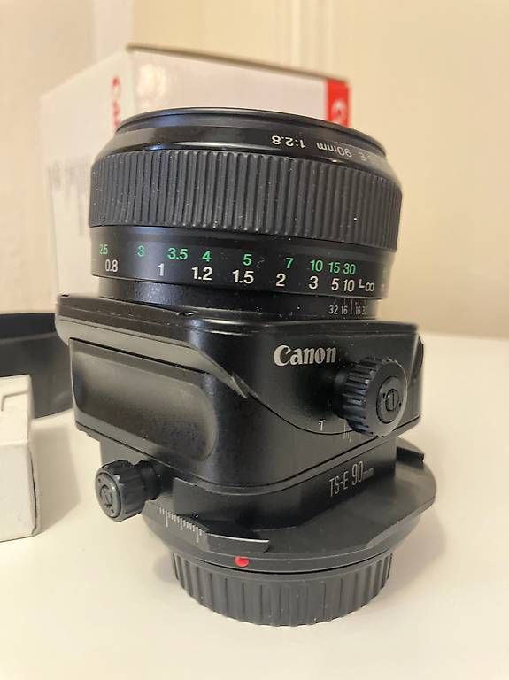 Canon Obiettivi: Canon TS-E 90mm 1:2.8 avec bonnette 250D Apo – Usato da Genève venduto da Capt3