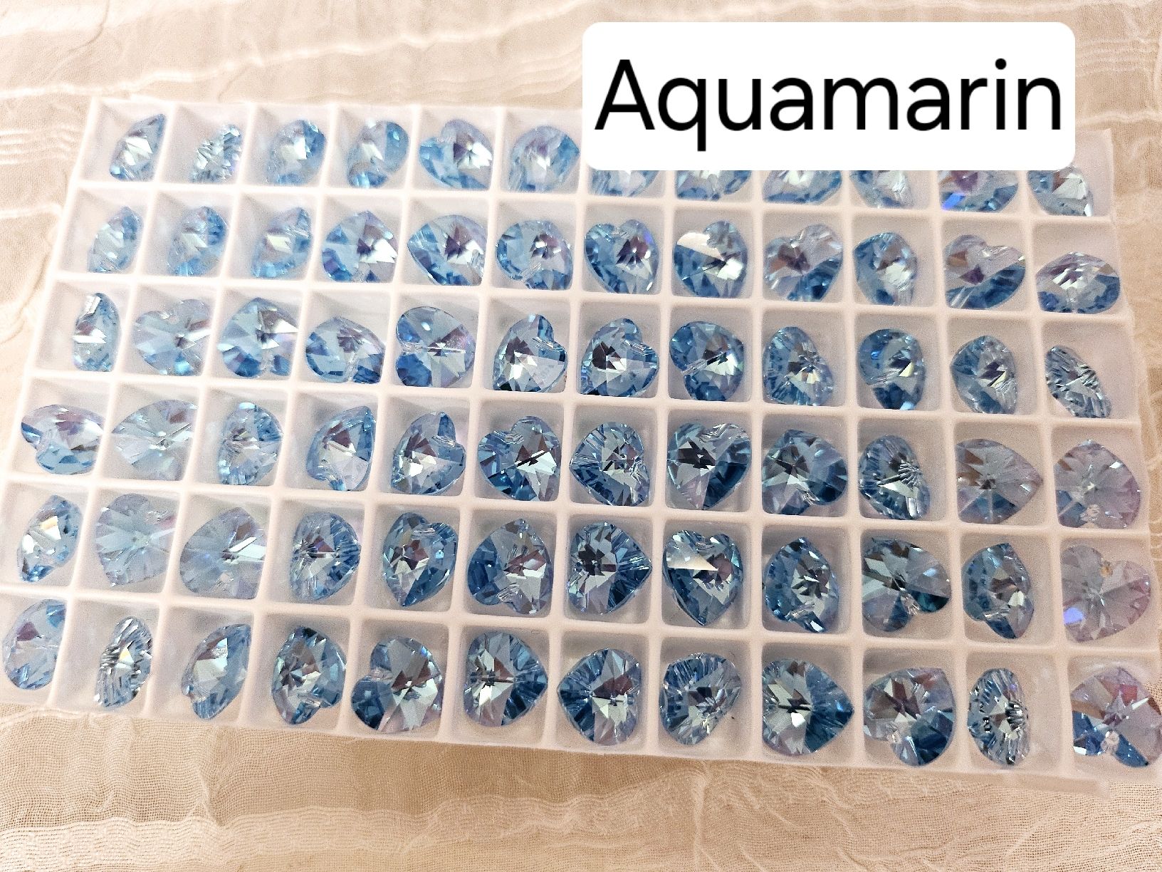 Perle (finte): Funkelnde Swarovski Herz Perlen 10.3x10.0 mm – Nuovo e nell'imballaggio originale da Dietikon venduto da Eleda 4