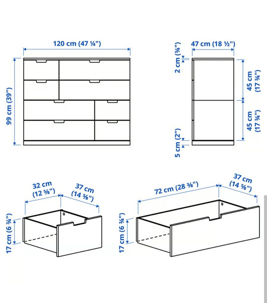 Ikea Commodes: Ikea Nordli Kommode – D'occasion à Basel par jurassicmichi 6