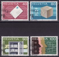 Dienstmarken UPU Satz SBK-Nr. 10-13 Ersttagsstempel