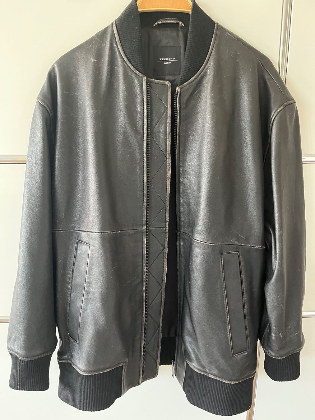 Max Mara Giacche: Max Mara, Lederjacke – Nuovo (secondo la descrizione) da Windisch venduto da san_x8ns 3