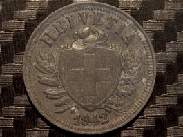 1942 - 2 cts. 8.95 Mio. 2.42gr!!!