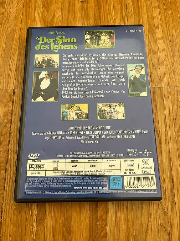 Tutti i DVDs: DVD Monty Python's "Der Sinn des Lebens" – Usato da Küsnacht ZH venduto da fourstar_de 1