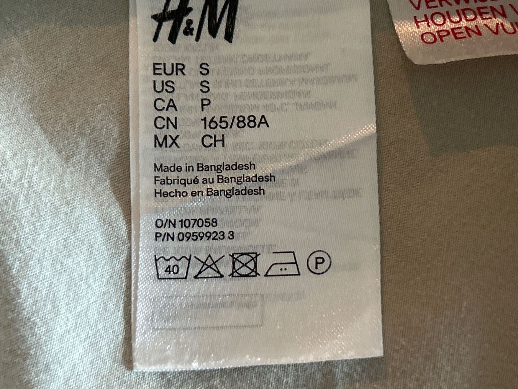 H&M Camicette: Damen Langarmbluse beige von H&M Gr. S – Usato da Brunnen venduto da Nala2929 6
