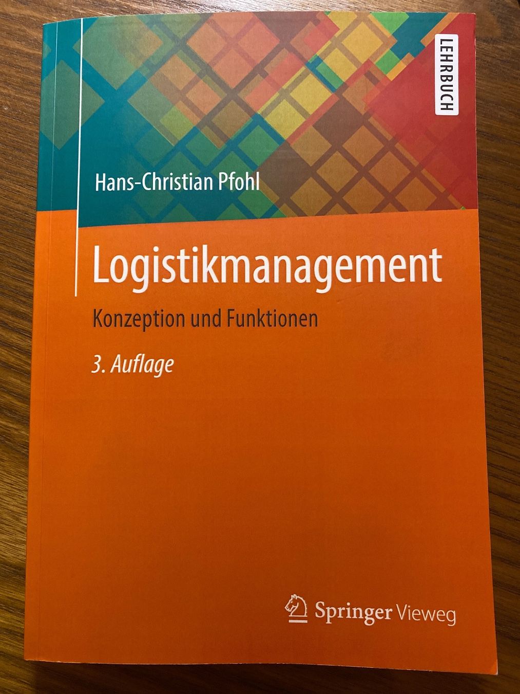 Libri: Logistikmanagement Hans-Christian Pfohl – Usato da Oberglatt ZH venduto da mosi1053