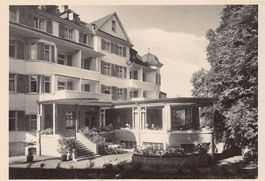Rheinfelden, Solbad-Pension Eden, gelaufen 1945