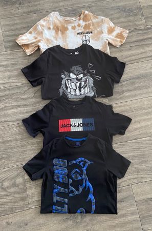 4 tolle T-Shirt's für Jungs - Grösse 146/152