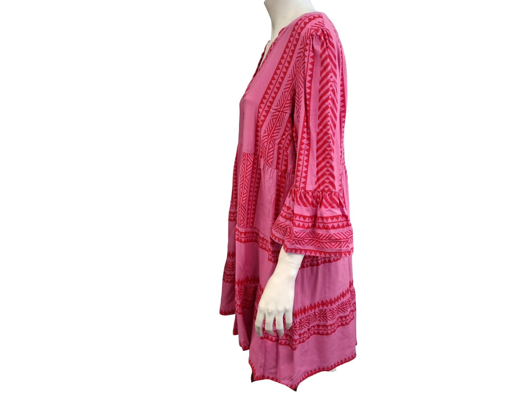 Vestiti: RAINBOW Leichtes Kleid rot-pink Gr. 42 – Usato da Wil SG venduto da Restwert_Wil 3