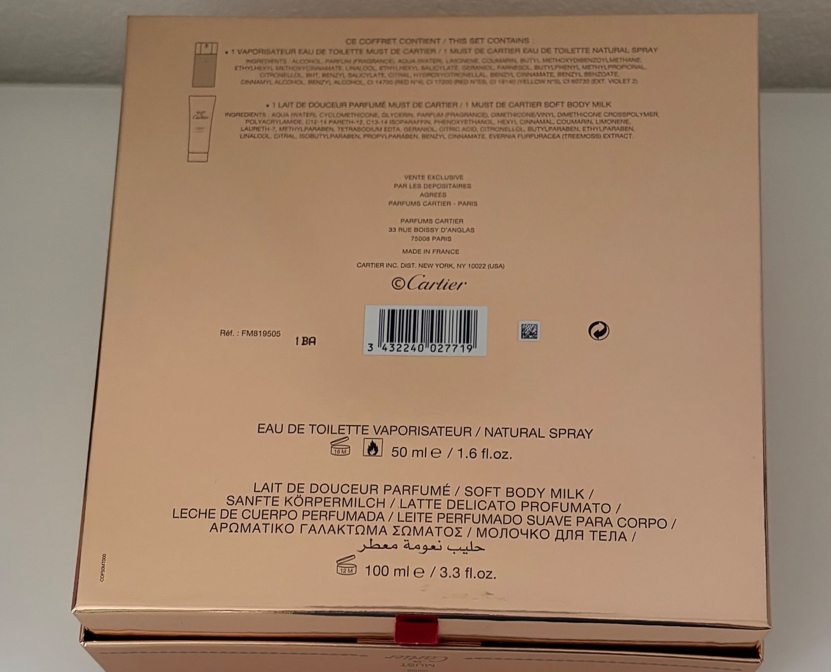 Cartier Profumi & Eau de Toilette: Must de Cartier Set – Nuovo e nell'imballaggio originale da Benken ZH venduto da Mistery5 2
