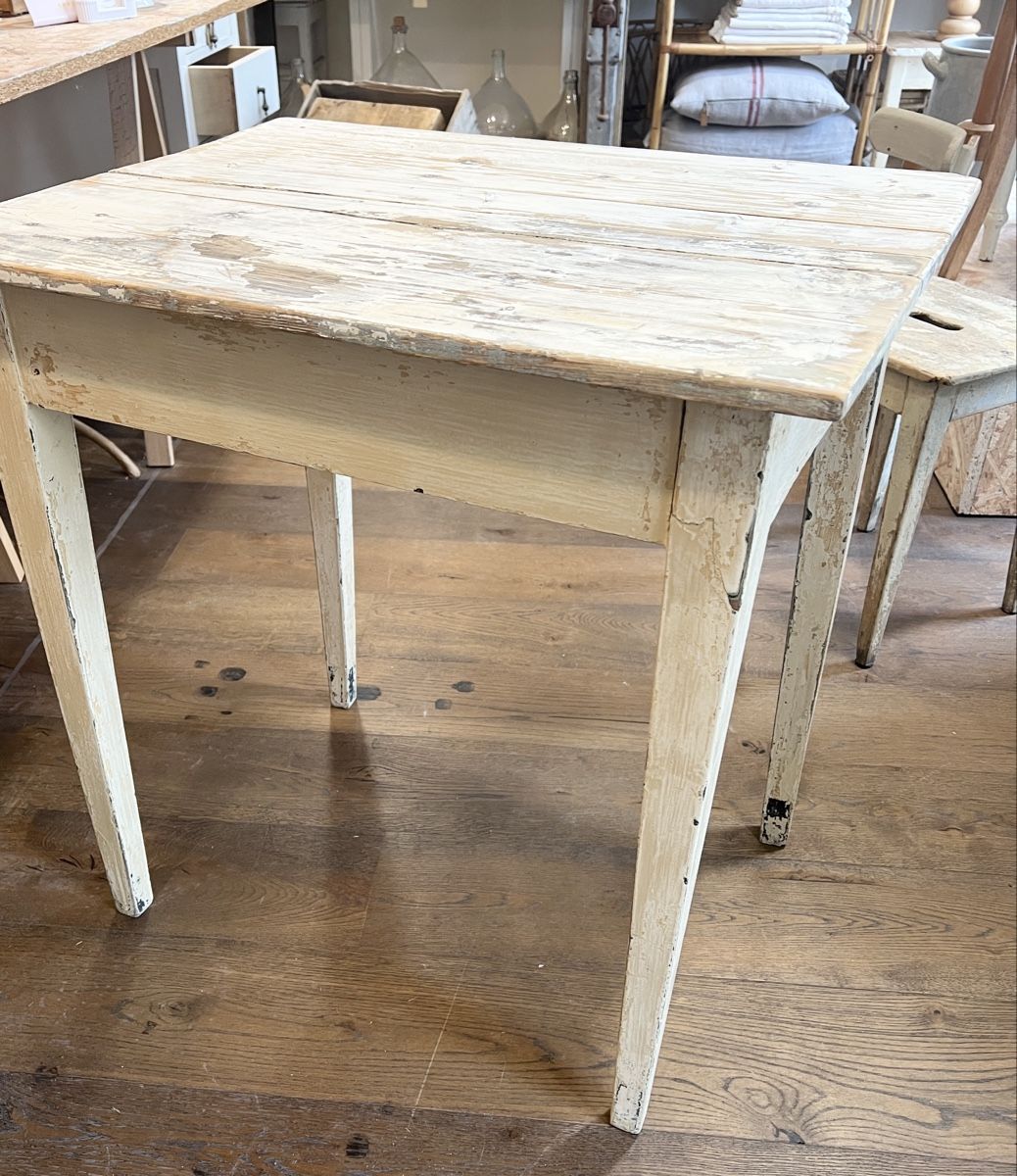 Tavoli: Tisch mit Schublade alt Bidermeier – Usato da Sirnach venduto da dasrosahaus 7