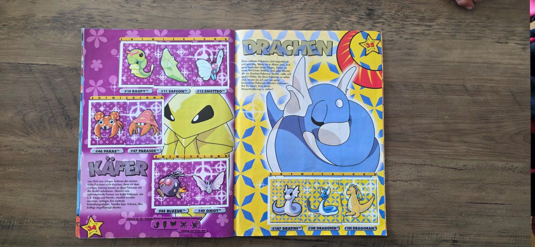 Pokémon Carte collezionabili: 3 x Pokemon Stickeralbum – Usato da Goldswil venduto da downie84 4