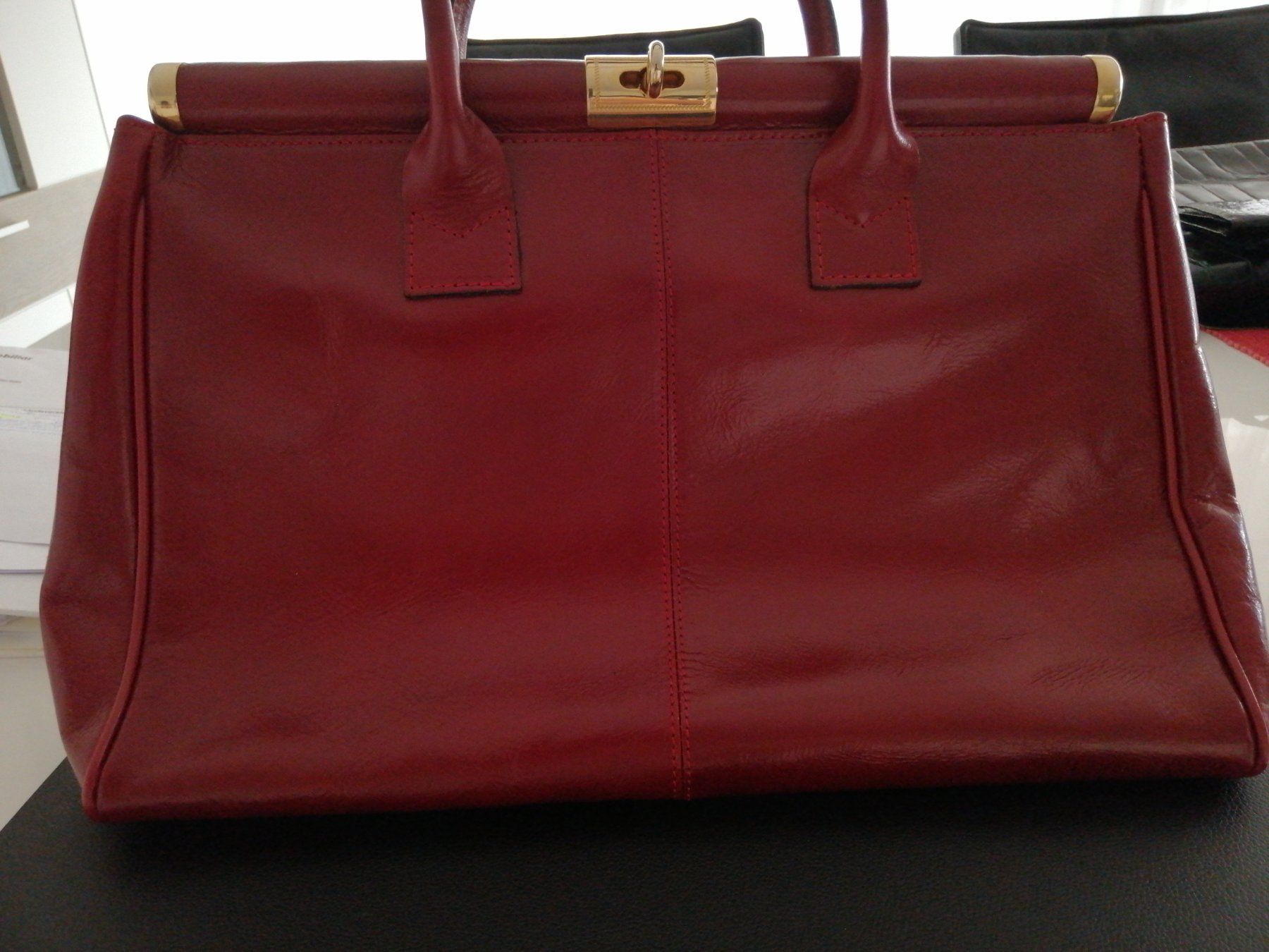 Borse da donna: Handtasche in dunkelrot – Nuovo (secondo la descrizione) da Kleindöttingen venduto da wsu_95mw