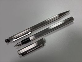 Lamy CP1 Füllfederhalter Set, Sterling Silber 925, 585 Feder