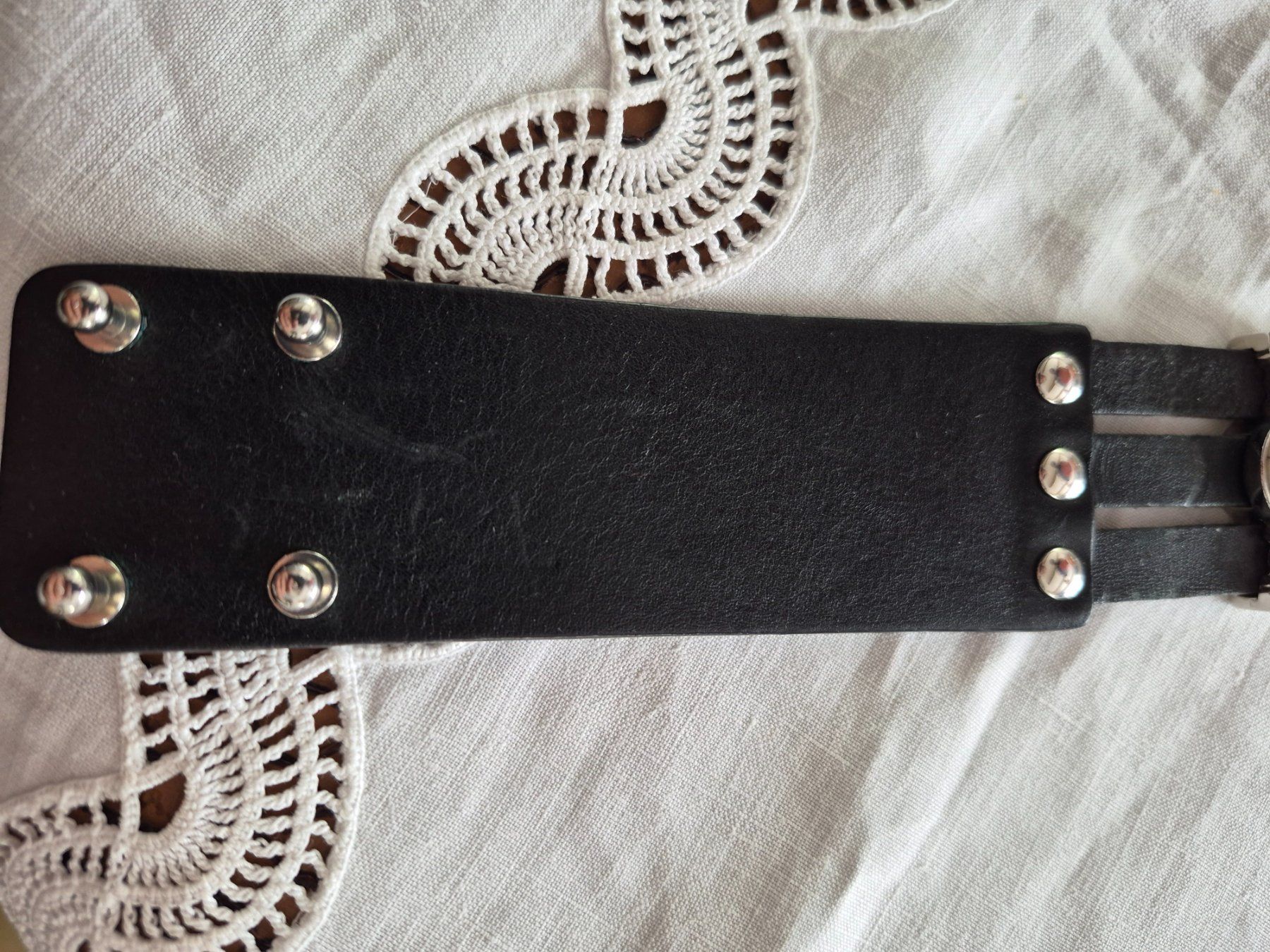 Maje Cinture: Ceinture Maje en cuir de vachette – Nuovo (secondo la descrizione) da charmoille venduto da mir_my9f 1