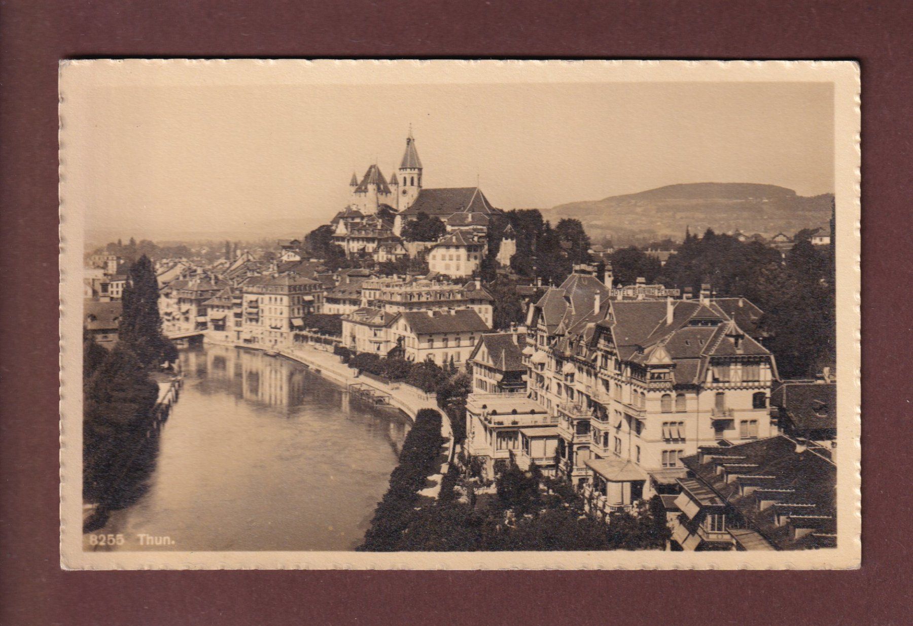 Cartoline postali: THUN - Teilansicht – Usato da Pully venduto da nicecards