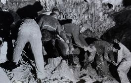 Foto E. Grubenmann, Appenzell, Säntis Höhle, 13 x 18 cm
