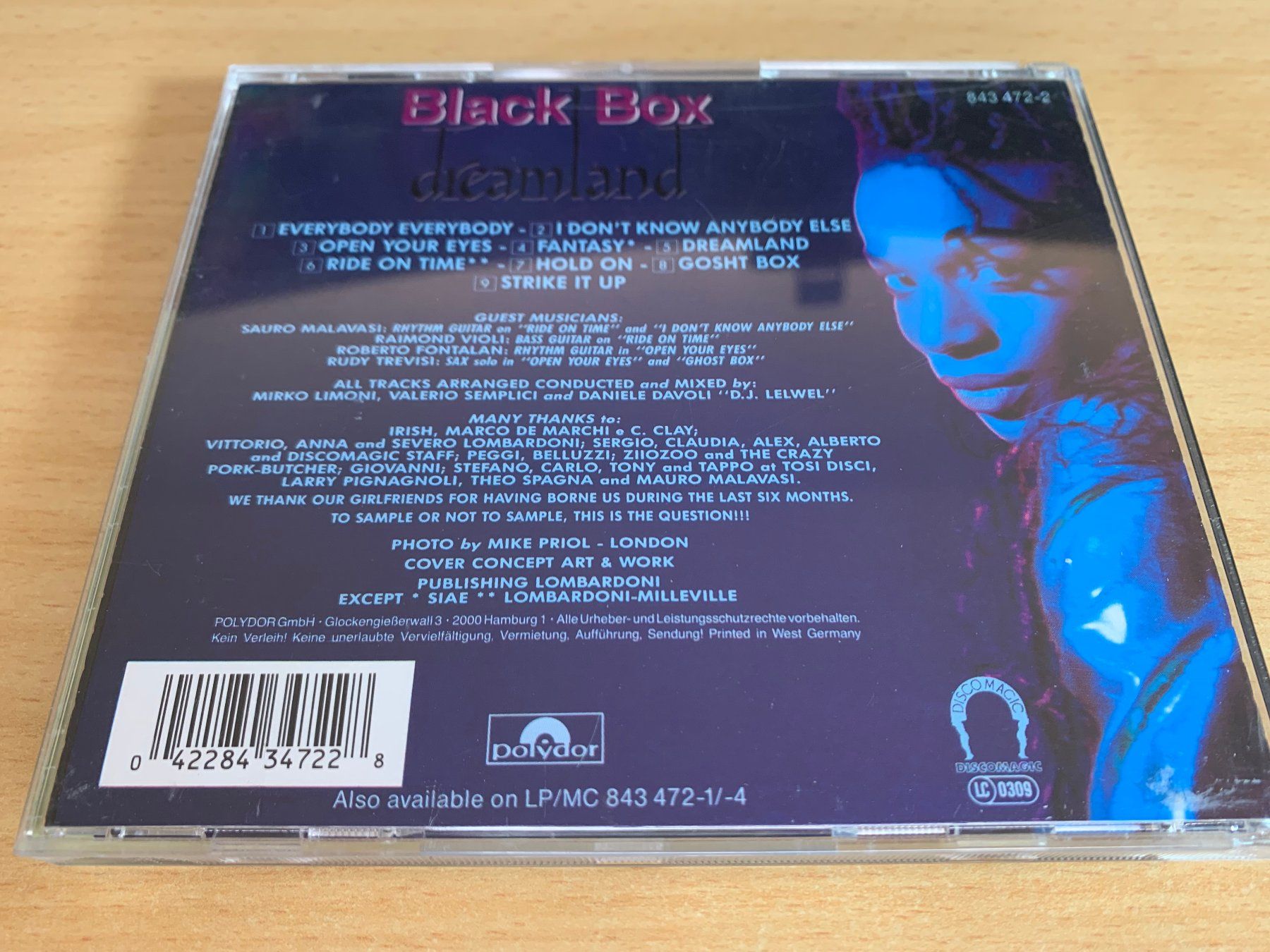 CD: Black Box – Dreamland – Usato da Rikon im Tösstal venduto da Alpenmutz 1