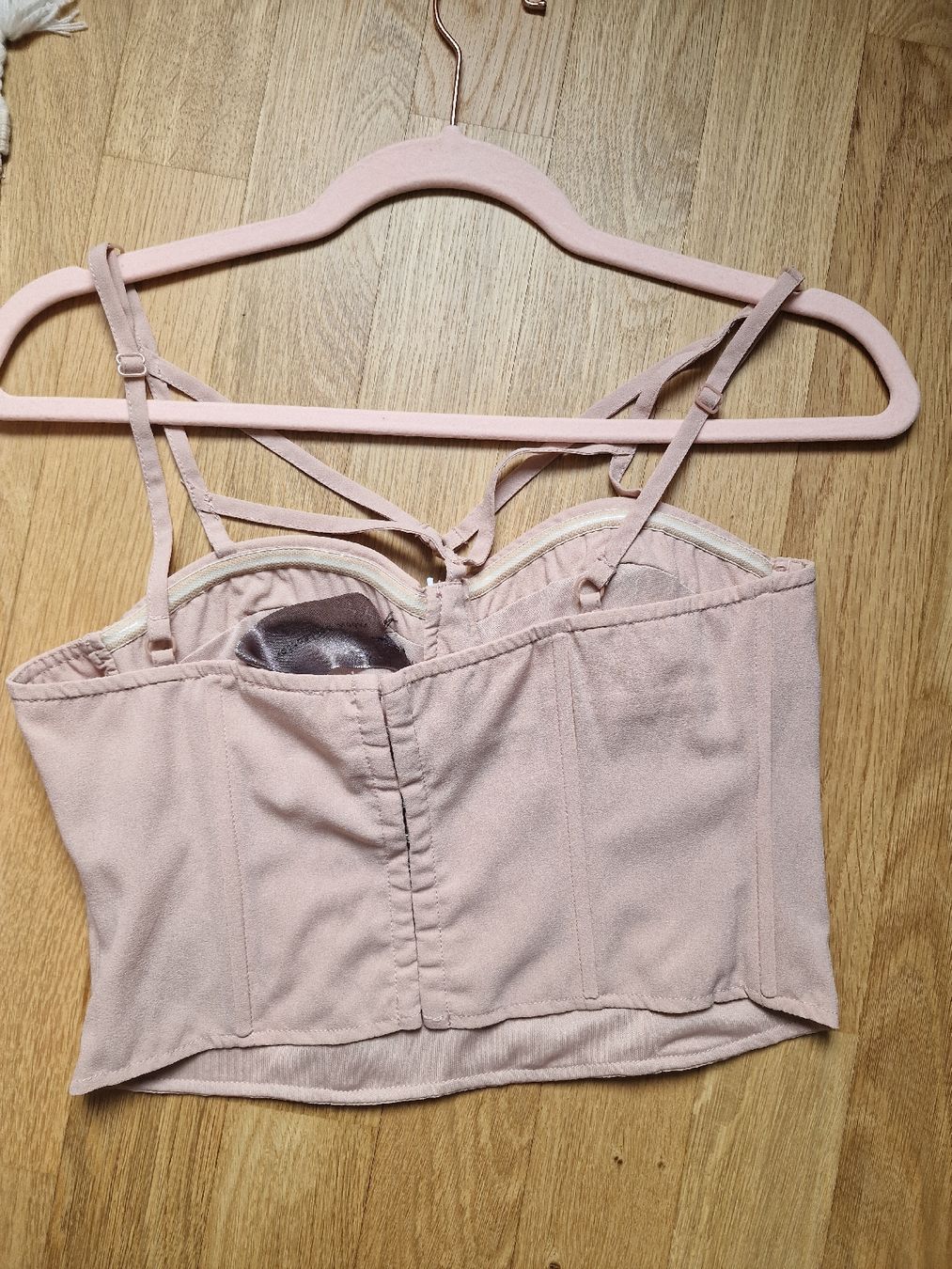 Tops: Bustier-Top puderrosa – Gebraucht aus Balgach von kimo1 1