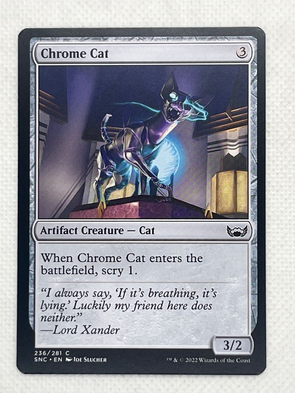 Magic The Gathering Carte collezionabili: MTG Chrome Cat SNC 236 Englisch Common – Usato da Hinterkappelen venduto da Kim1992