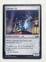 Original Magic Karte: Chrome Cat, Neu, Top Zustand!