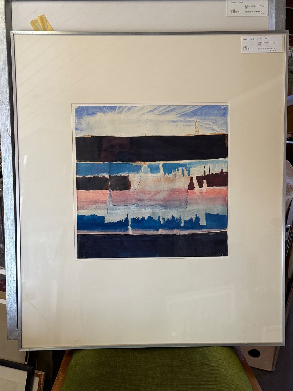 Gemälde: WURSTER Bruno Aquarell signiert – Gebraucht aus Bern von Jwpm66