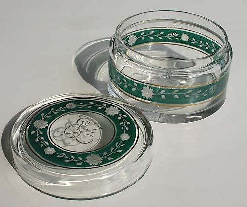 Gläser: Glasdose mit Deckel antik – Gebraucht aus Weggis von daisyflower 1