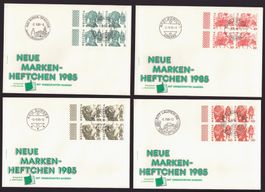Let de 4 blocs du carnet de 1985 (rare)