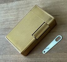 restauriertes original Vintage S.T. Dupont Ligne 1 Feuerzeug