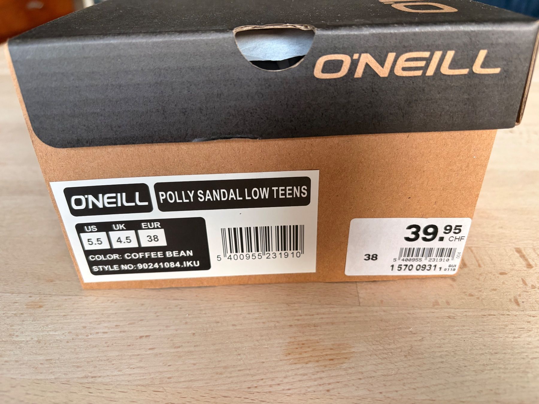 O'Neill Scarpe da uomo: Sandalen O`neill 38 – Usato da Basel venduto da Witmedia 2