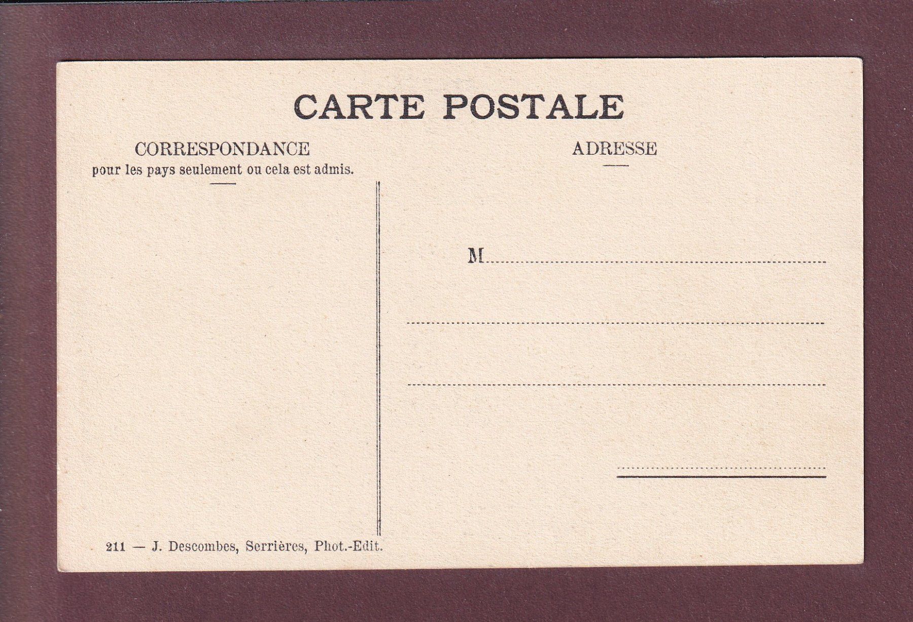 Cartoline postali: Cours du SEYON - Près de Dombresson – Usato da Pully venduto da nicecards 1