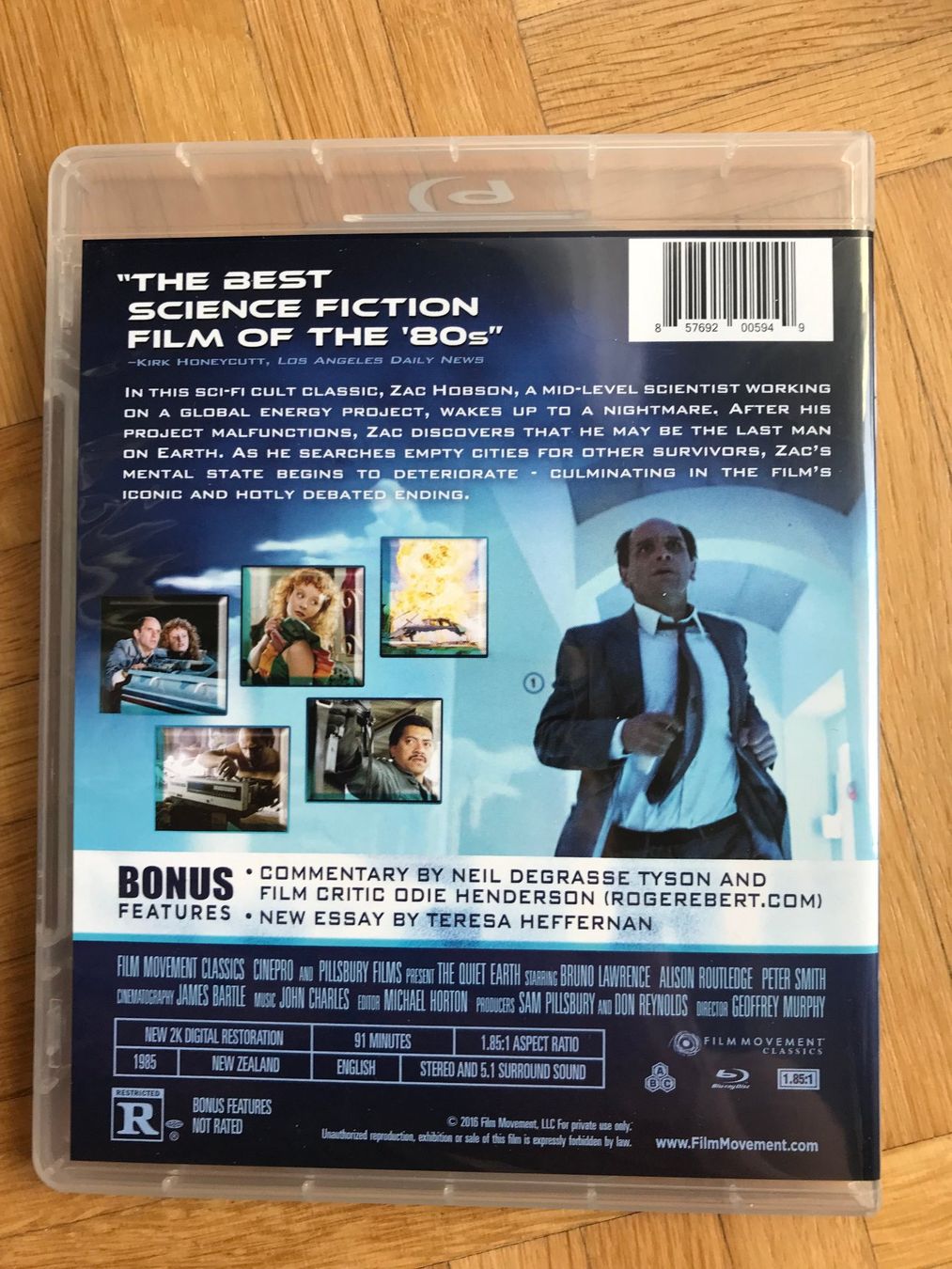 Tutti i DVDs: The Quiet Earth - mit Booklet - Blu-ray – Usato da Zürich venduto da Malcom 2