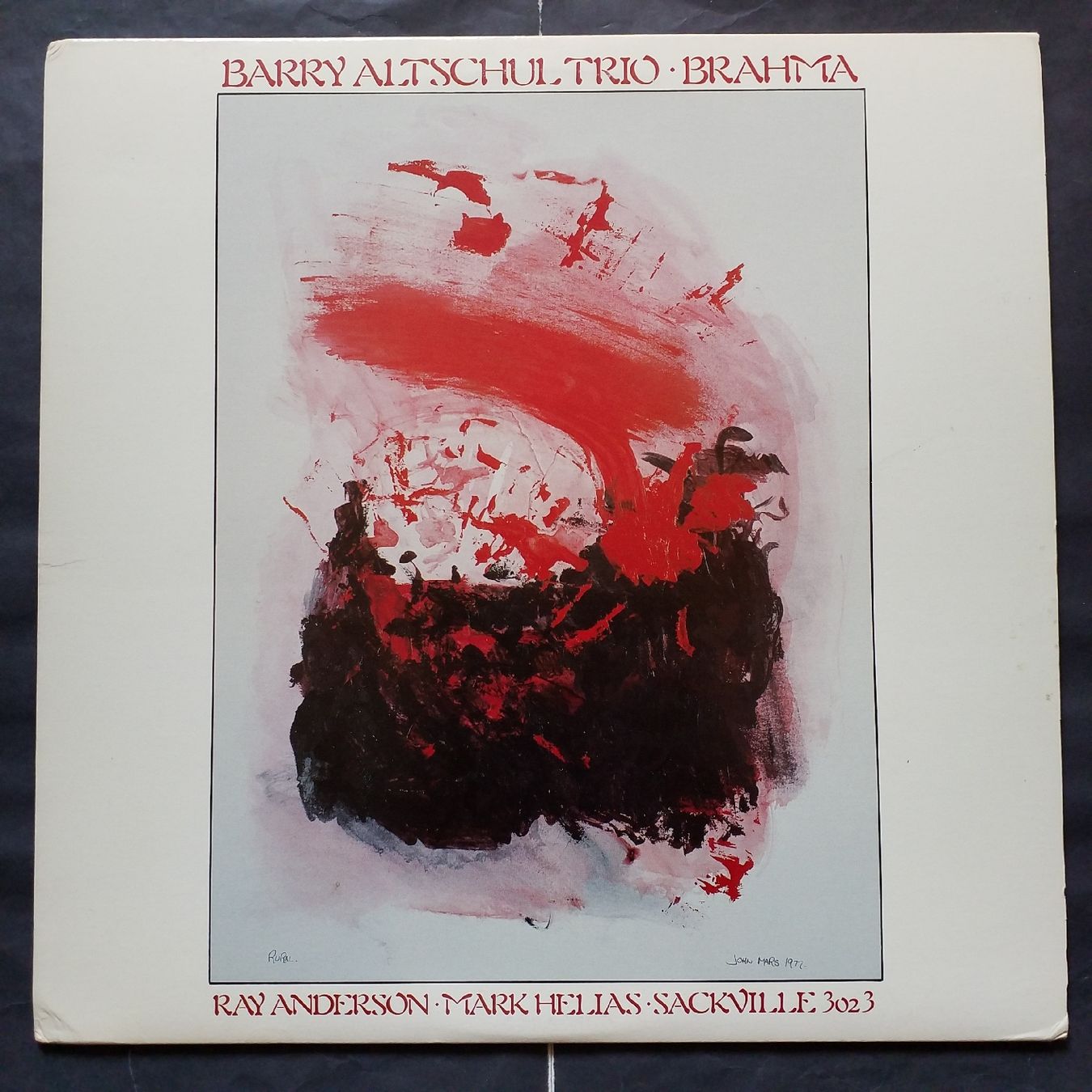 Schallplatten: BARRY ALTSCHUL TRIO,  "Brahma" - 1st 1980  +++++ – Gebraucht aus Yverdon-les-Bains von Jacotreut