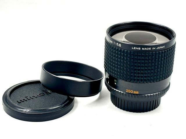 Minolta Obiettivi: Minolta RF Rokkor 250mm 5.6 Mirror / Spiegel – Usato da Seewis Dorf venduto da Plebejus 8