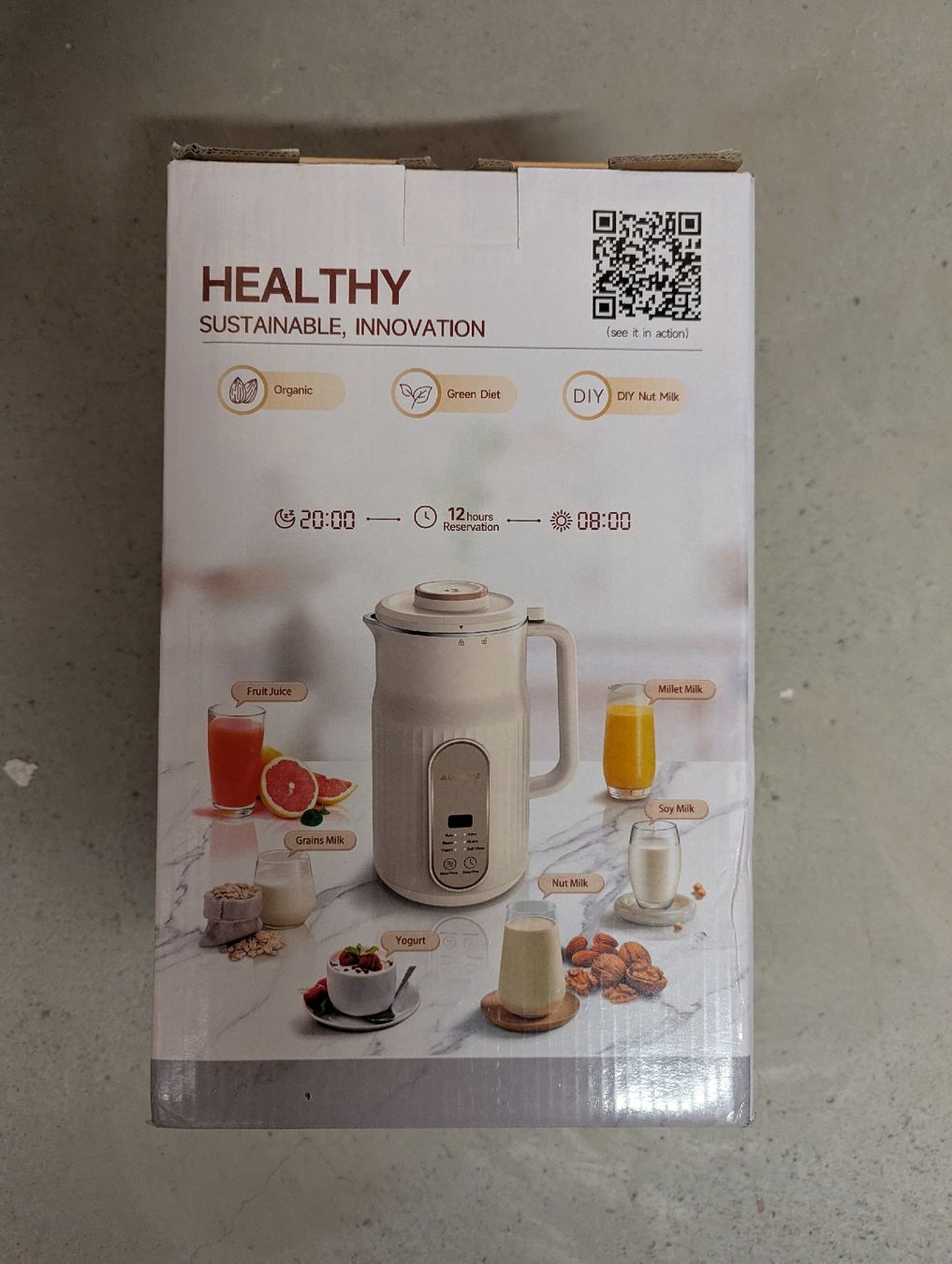 Elettrodomestici da cucina: AlfaBot N2 Automatic Nut Milk Maker, 1000ml Capacity – Nuovo (secondo la descrizione) da Dietikon venduto da X7tj 3