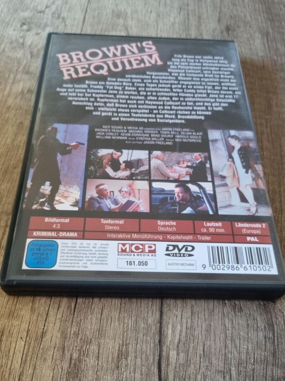 Tutti i DVDs: Brown's Requiem                                       ©'1998 – Usato da St.Galllen venduto da elkaphone 2
