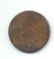 Niederländisch Ost Indien (Indonesien) 1/8 Stuiver 1823
