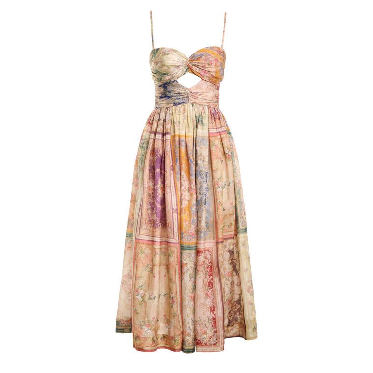 Zimmermann Vestiti: Zimmermann Elegant Silk Midi Dress – Nuovo (secondo la descrizione) da St.Josefen venduto da lop_lh8d 3