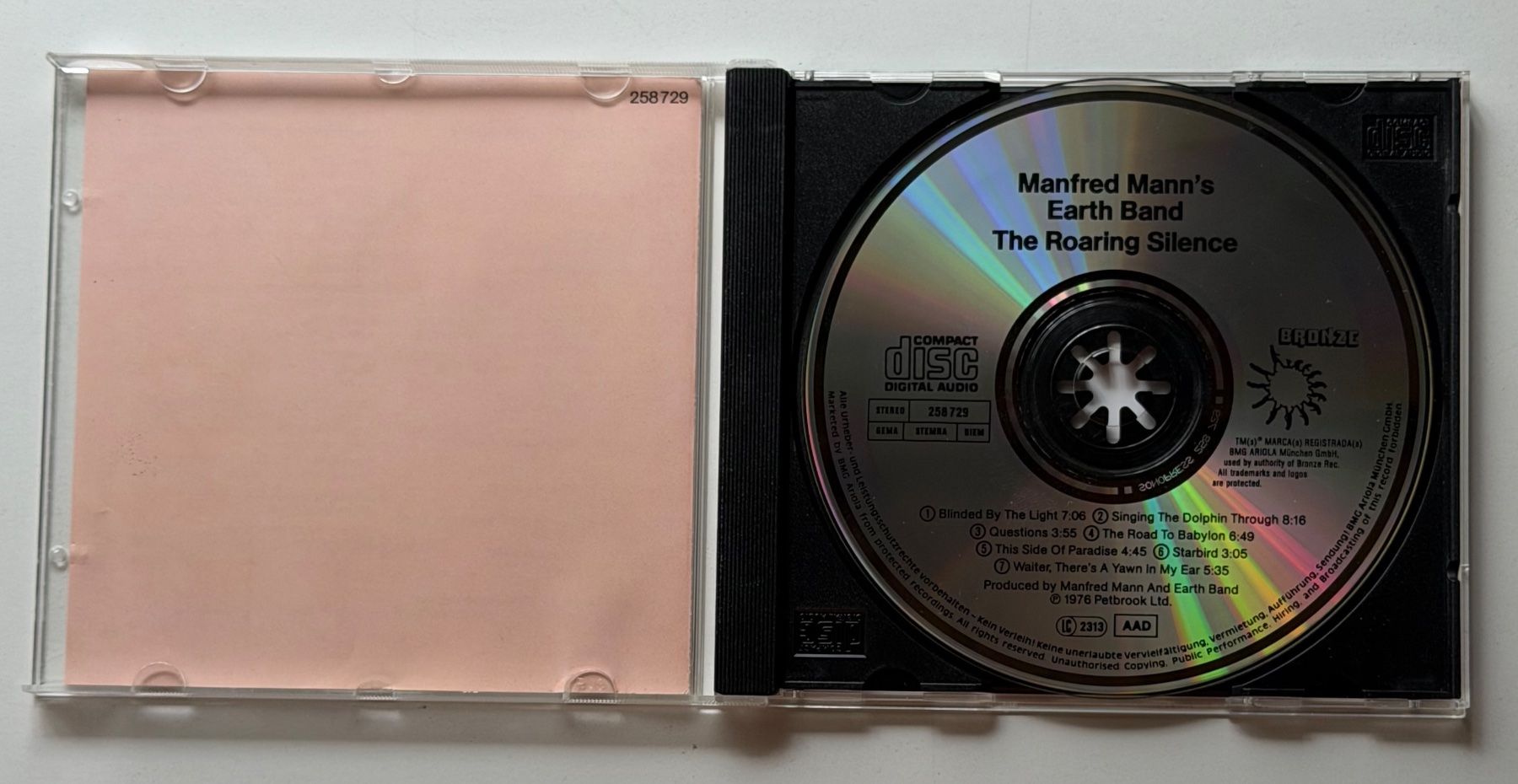 CD: Manfred Mann's Earth Band / The Roaring Silence – Usato da Näfels venduto da rottabi 2