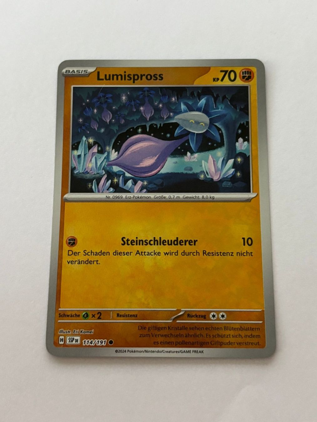 Pokémon Carte collezionabili: Pokemon-Karte Lumispross 114/191 – Usato da Herisau venduto da Seyashop1