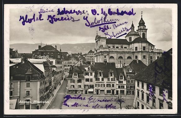 Cartoline postali: AK Solothurn, Klosterplatz, 1932 – Usato da Berlin venduto da bartko-reher