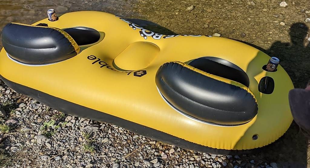 Barche: Bumble Zweisitzer Floaty Gummiboot Limmat  – Usato da Zürich venduto da YogaMatt 1