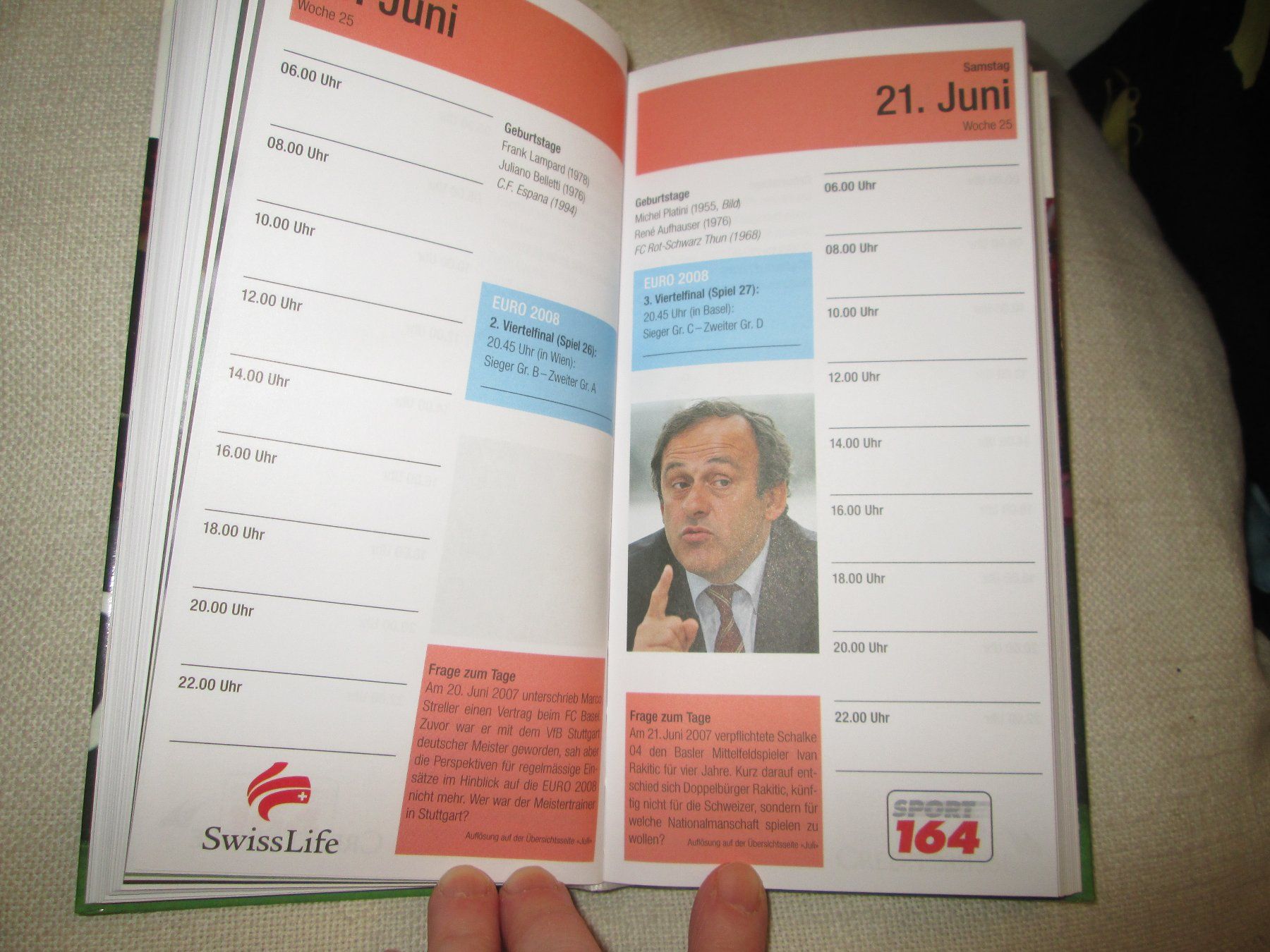 Kalender: Die Schweizer Fussballagenda - 2008 – Gebraucht aus Neuchâtel von Dualseele 5