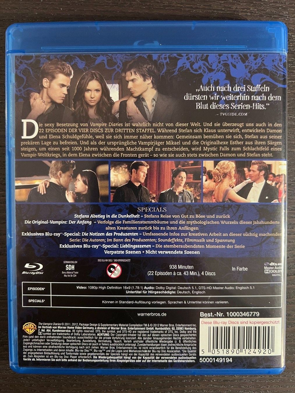 Tutti i DVDs: The Vampire Diaries - Staffel 3 – Usato da Zürich venduto da Blu-ray_ZH 1