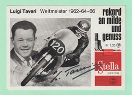 Autogrammkarte Luigi Taveri