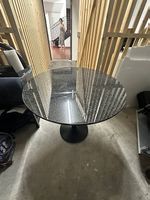 Runder Tisch mit Steinplatte sehr stabil & elegant
