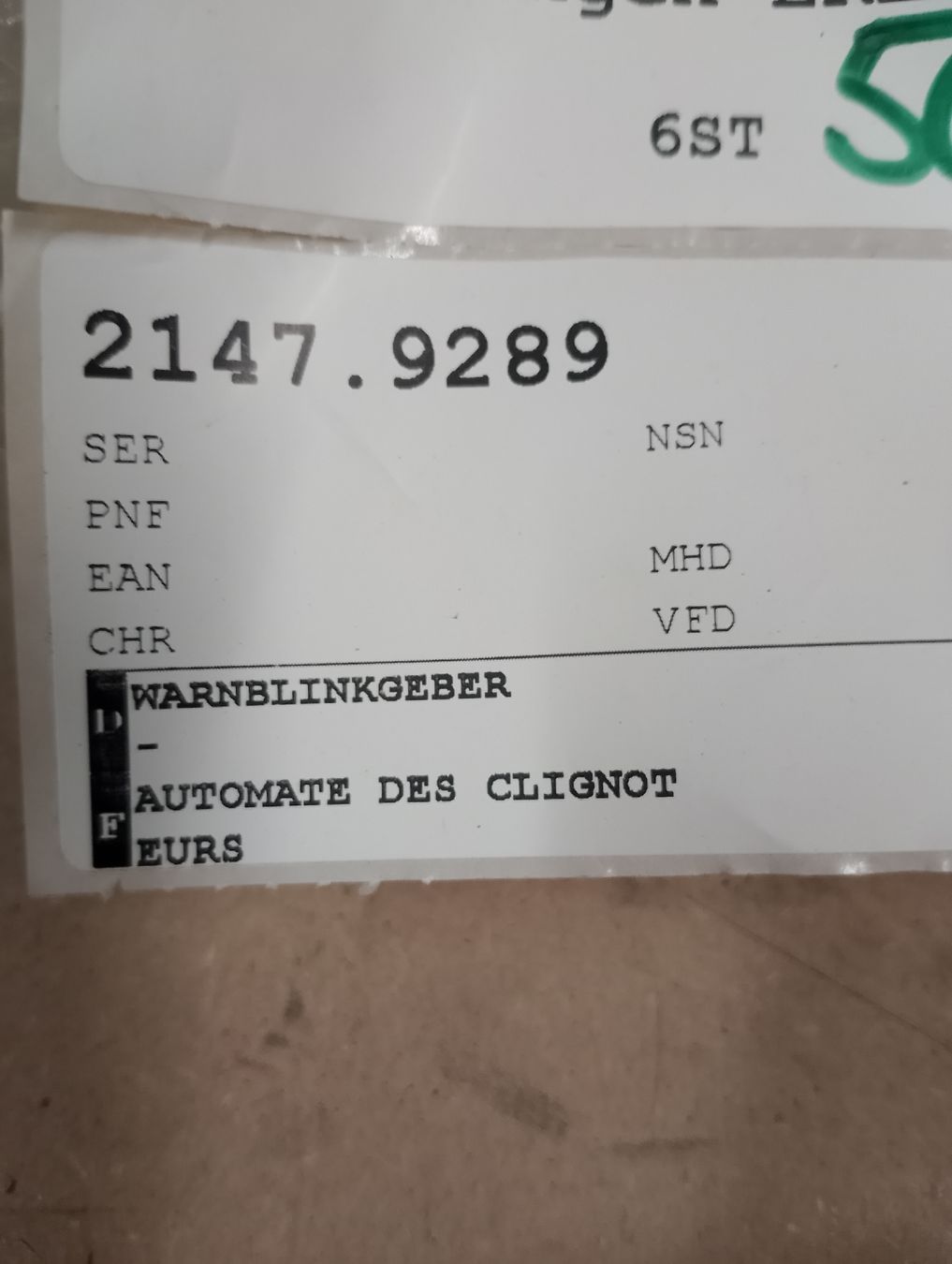 Puch Tutti pezzi di ricambio auto: Blinkerrelais zu Puch GE 230 CH Armee – Nuovo (secondo la descrizione) da Safenwil venduto da dodgewc12 3
