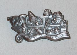 Plakette Basler Fasnacht 2003 Silber