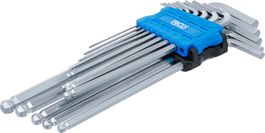 Innen-6-kant-Winkelschlüssel-Set, Inbus, 1-10 mm, 13-tlg.
