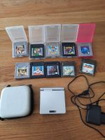 Game Boy Advance SP mit 10 Spiele & Zubehör!