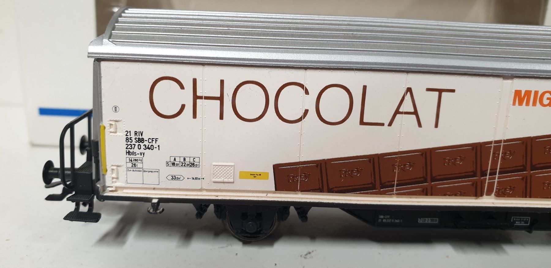 Märklin Modellini di ferrovie: Märklin SBB Hbils Frey Güterwagen H0/AC – Usato da Geroldswil venduto da TopTrain54 5